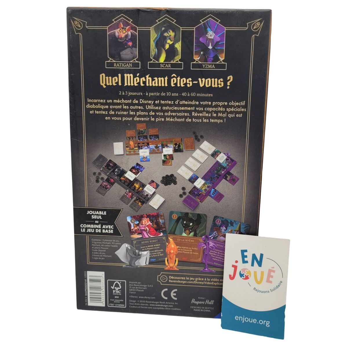 Jeu de société - Villainous La fin est proche ! - Disney - Dès 10 ans. Comme neuf - Vue 3 - 